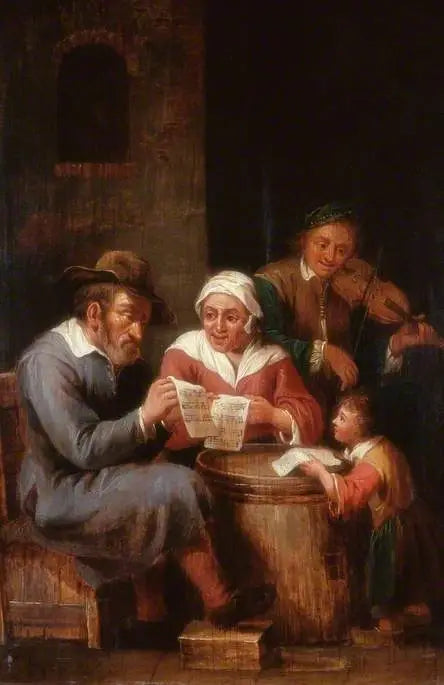 Interiér s postavami - David Teniers mladší