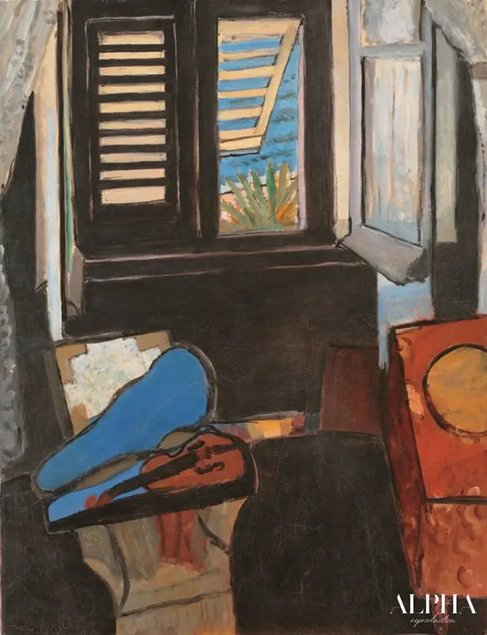 Intérieur avec violon - Matisse - Reproductions de tableaux et peintures haut de gamme