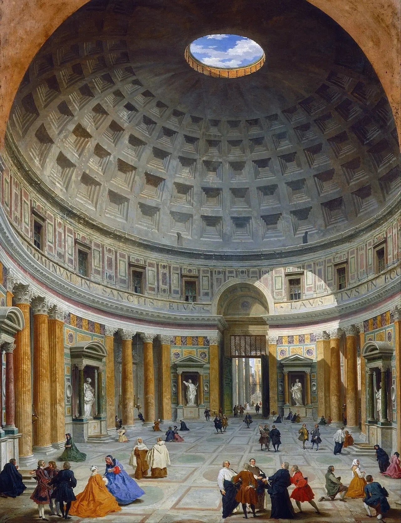 Intérieur du Panthéon Rome - Giovanni Paolo Panini - Alpha Reproduction