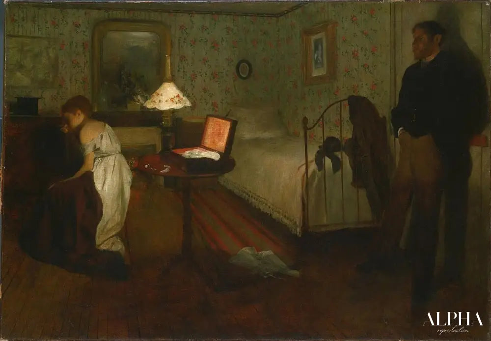 Intérieur - Edgar Degas - Reproductions de tableaux et peintures haut de gamme