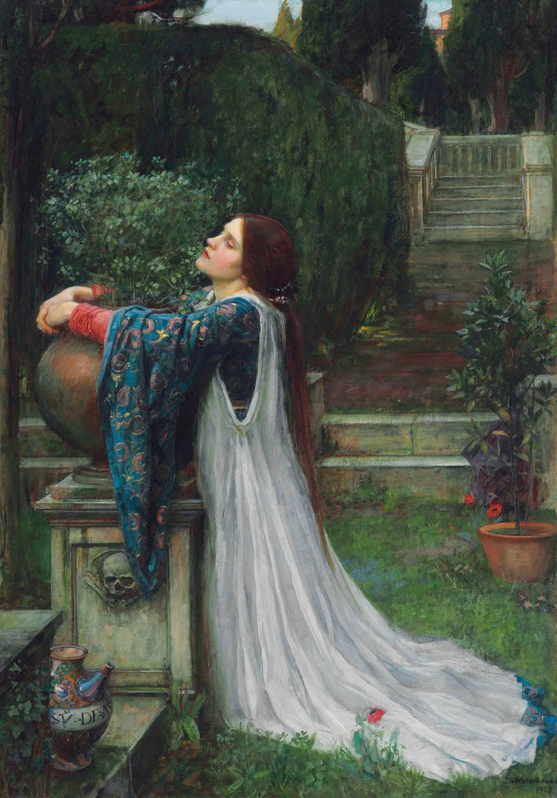 Isabelle a hrnec bazalky - John William Waterhouse
