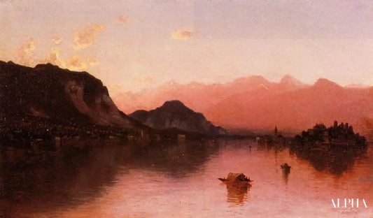 Isola Bella, Lac Majeur, en esquisse - Sanford Robinson Gifford - Reproductions de tableaux et peintures haut de gamme