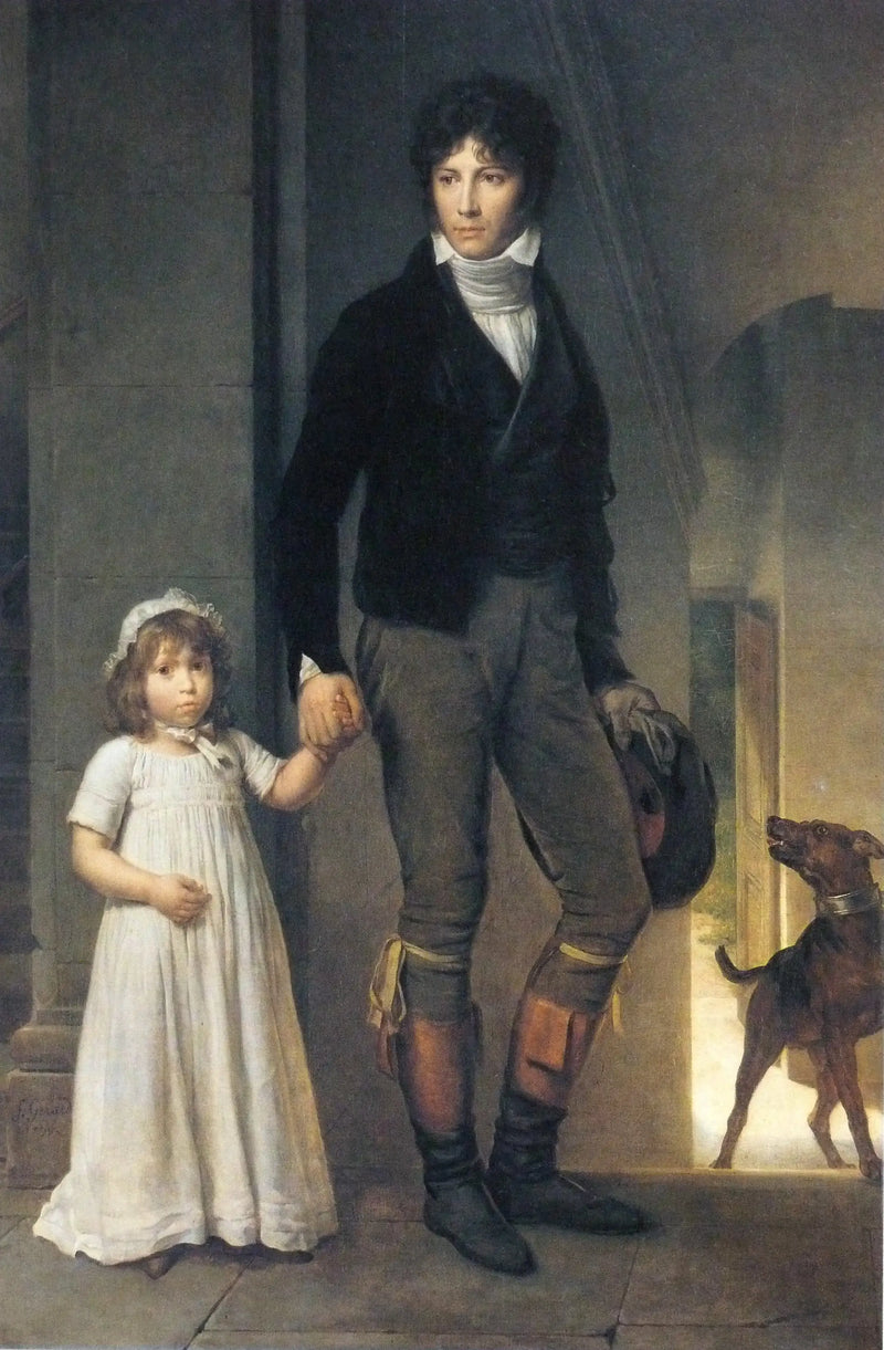 Jean-Baptiste Isabey a jeho dcera, dítě - François Gérard