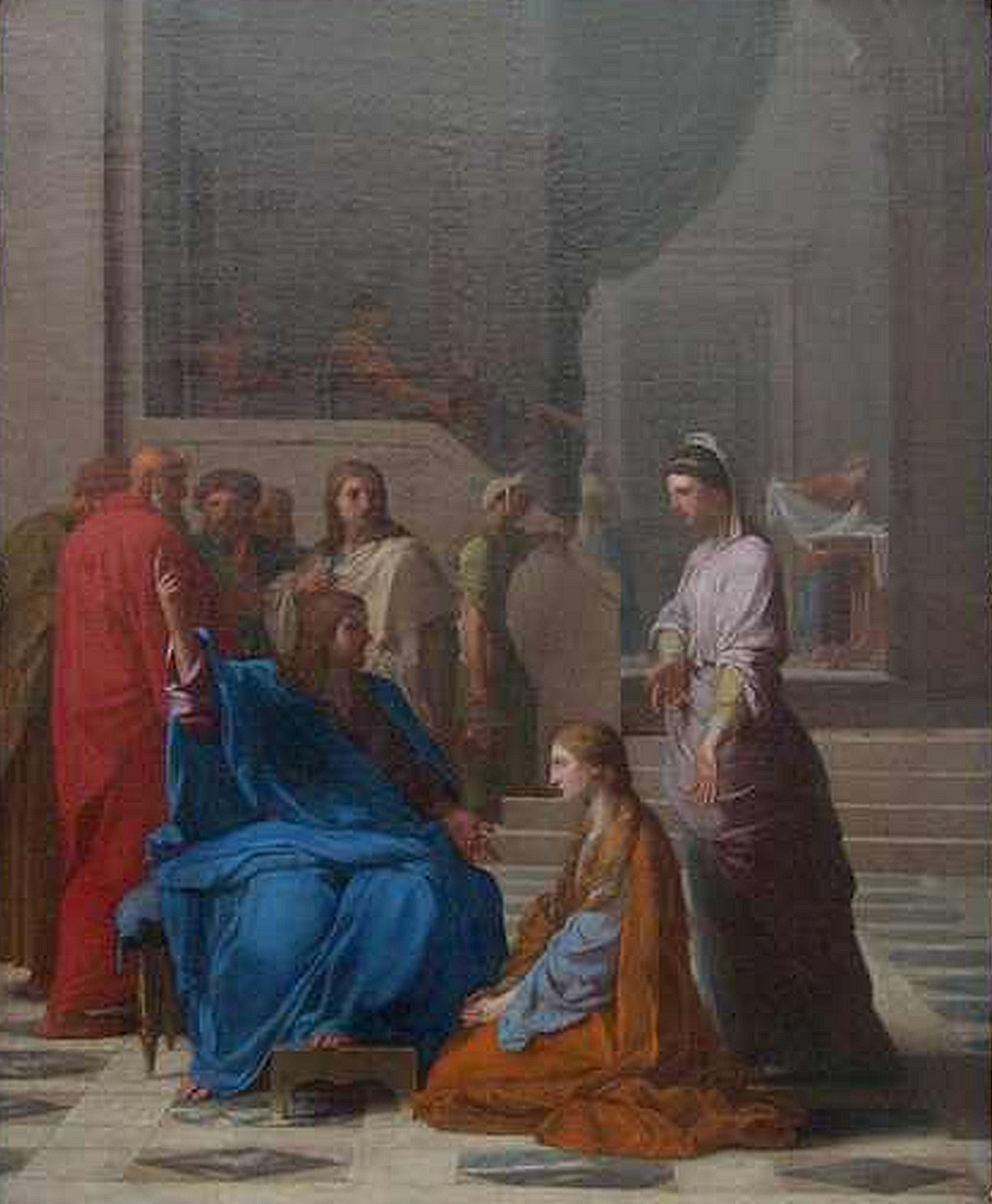 Jésus chez Marthe et Marie - Eustache Le Sueur - Alpha Reproduction