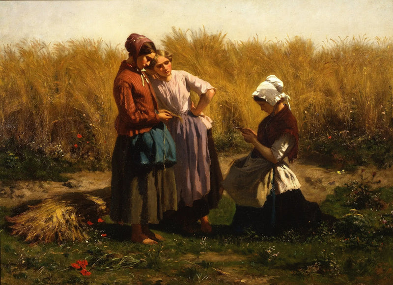 Srdcové šťastí - Jules Breton