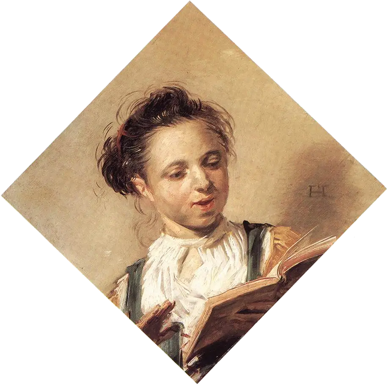 Mladá zpěvačka - Frans Hals