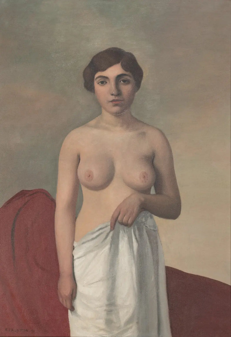 Mladá nahá žena stojící - Félix Vallotton