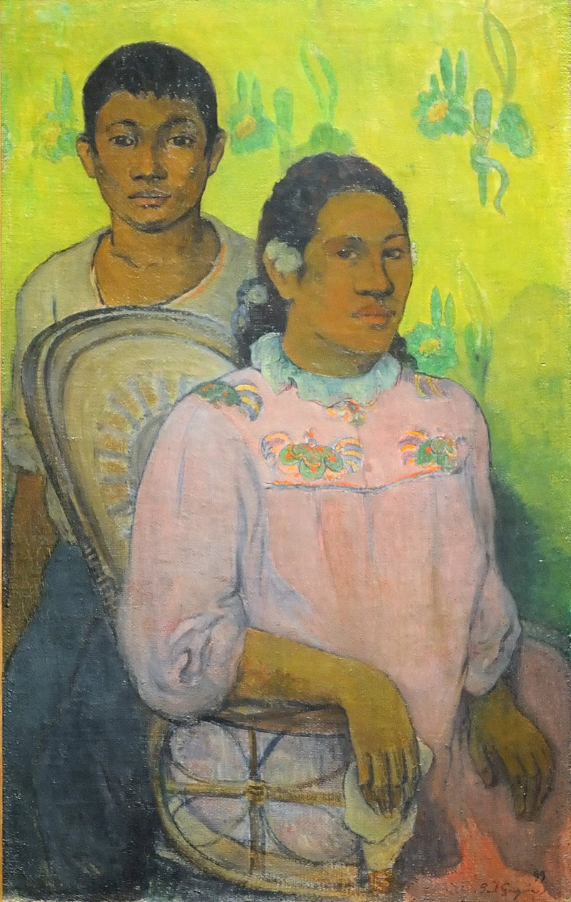Mladá dívka a chlapec - Paul Gauguin