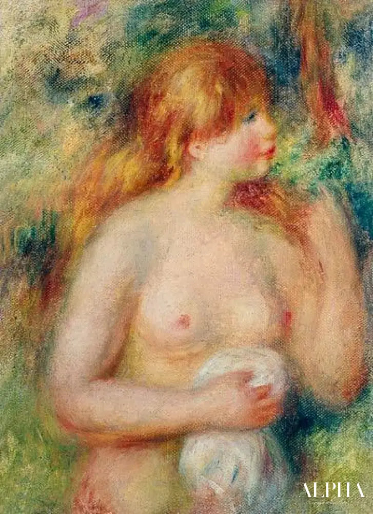 Jeune fille nue - Pierre-Auguste Renoir - Reproductions de tableaux et peintures haut de gamme