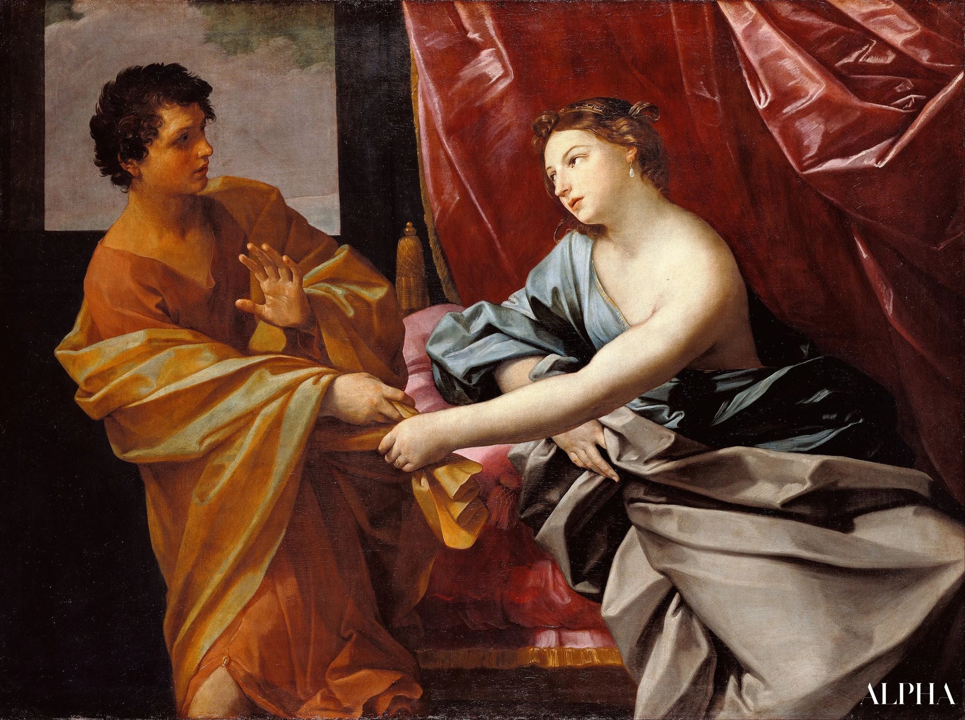 Joseph et la femme de Potiphar - Guido Reni Reproductions de tableaux à la peinture à l’huile