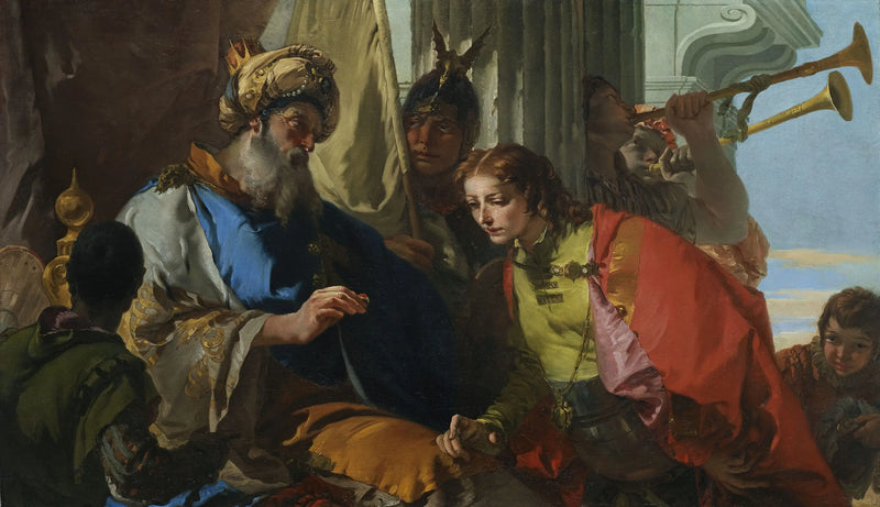 Josef přijímající prsten od faraona - Giovanni Battista Tiepolo