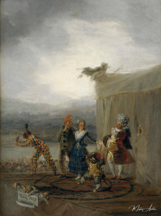 Joueurs ambulants - Francisco de Goya - Reproductions de tableaux et peintures haut de gamme