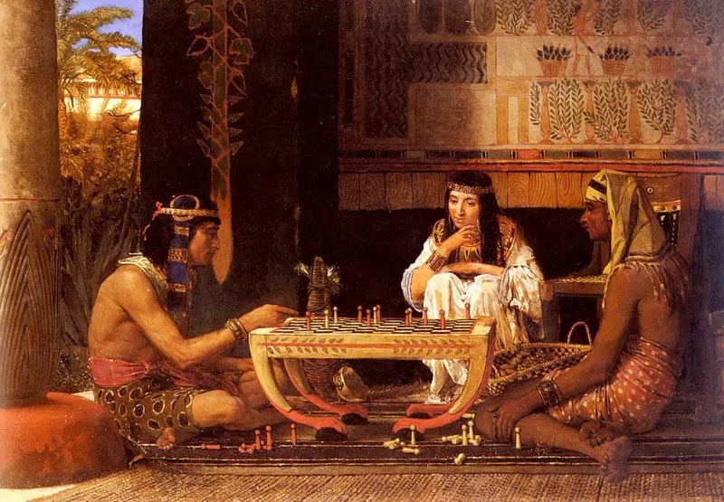 Egyptští šachisté - Lawrence Alma-Tadema