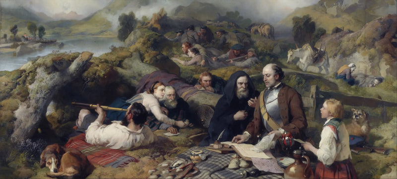 Den pronájmu v poušti - Edwin Henry Landseer