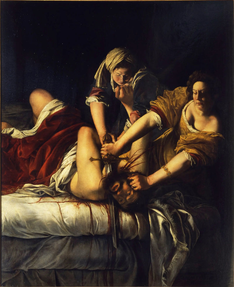 Judith decapitující Holoferna - Artemisia Gentileschi
