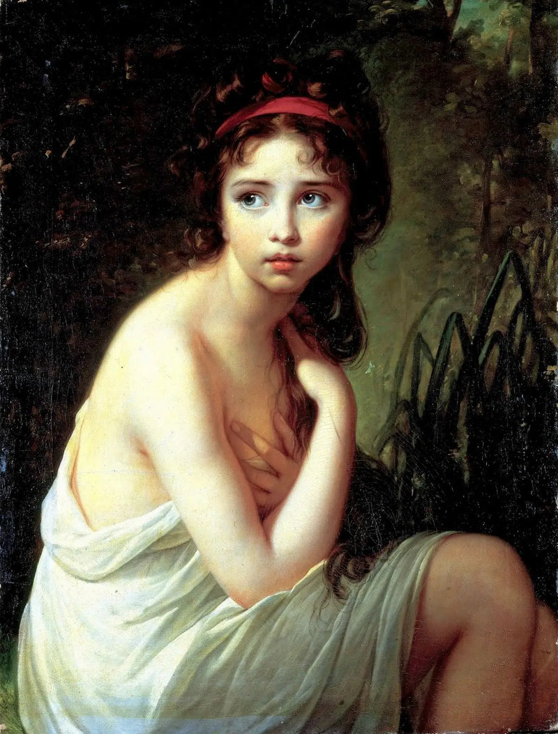 Julie Lebrun en koupající se - Élisabeth Vigée Le Brun