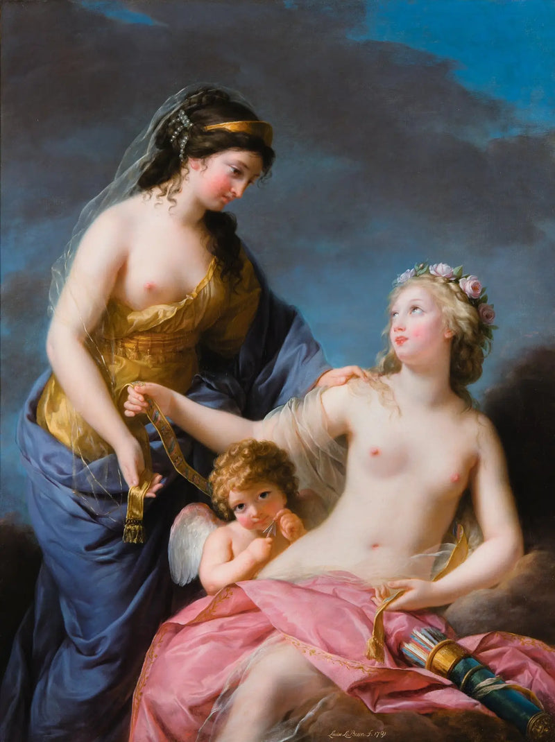 Junon žádající Venuši, aby jí půjčila svůj kouzelný pás - Élisabeth Vigée Le Brun