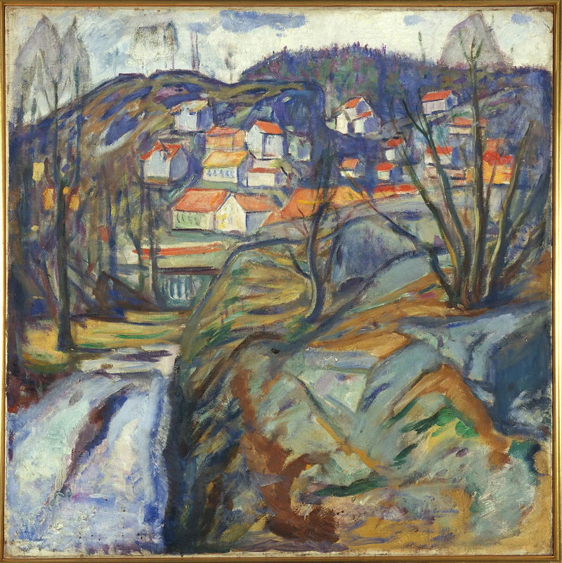 Kragerø na jaře - Edvard Munch