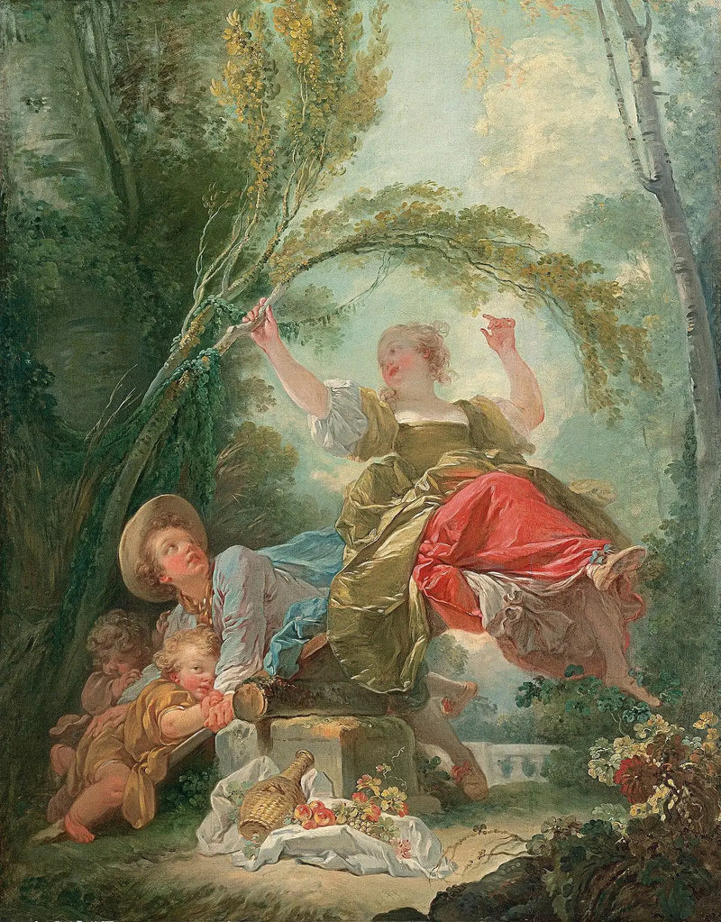 houpačka - Jean-Honoré Fragonard