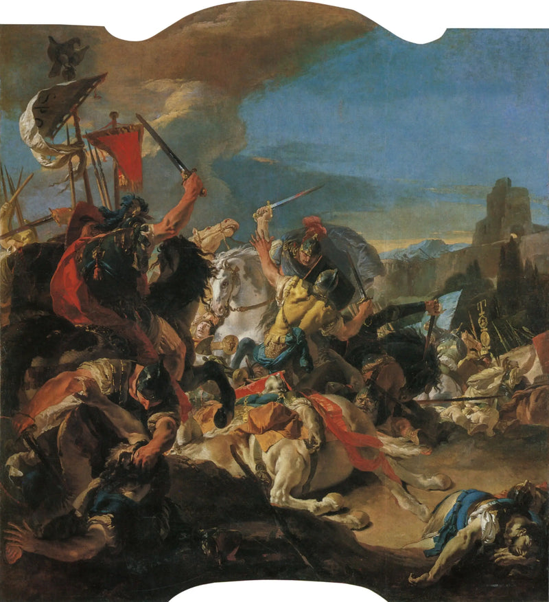 Bitva u Vercellae - Giovanni Battista Tiepolo