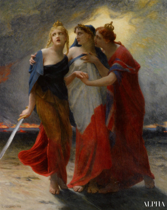 La Belgique, La France Et L'angleterre Devant L'invasion Allemande - Guillaume Seignac - Reproductions de tableaux et peintures haut de gamme