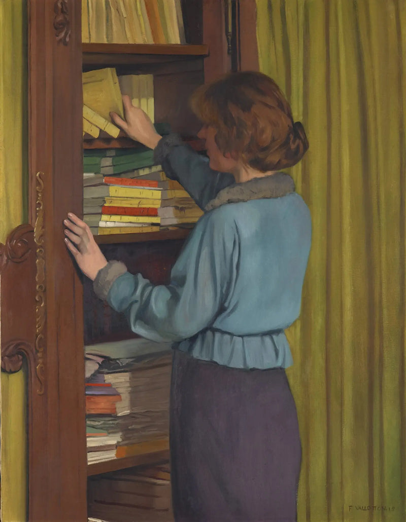 La bibliothèque - Felix Vallotton