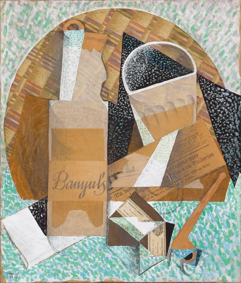 La láhev Banyuls - Juan Gris