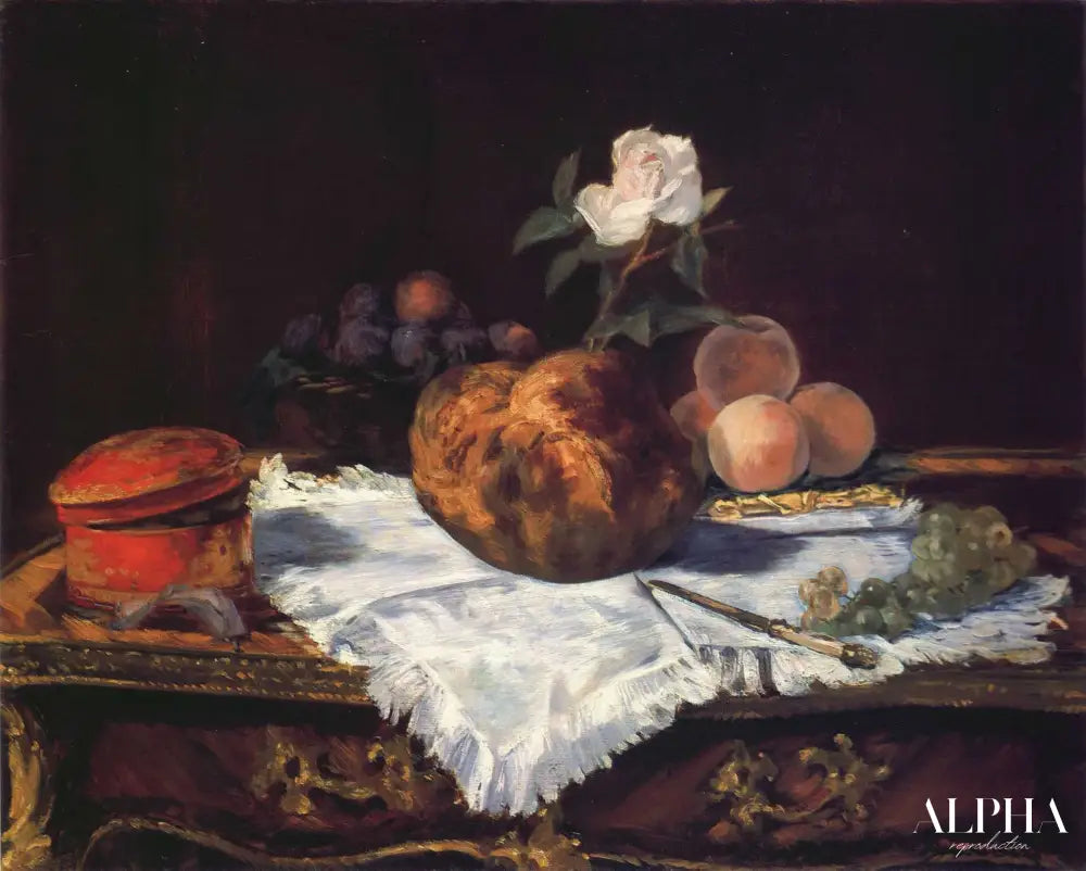 La Brioche - Edouard Manet - Reproductions de tableaux et peintures haut de gamme