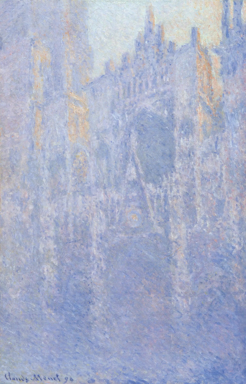 Katedrála v Rouenu, Portál, Ranní mlha - Claude Monet