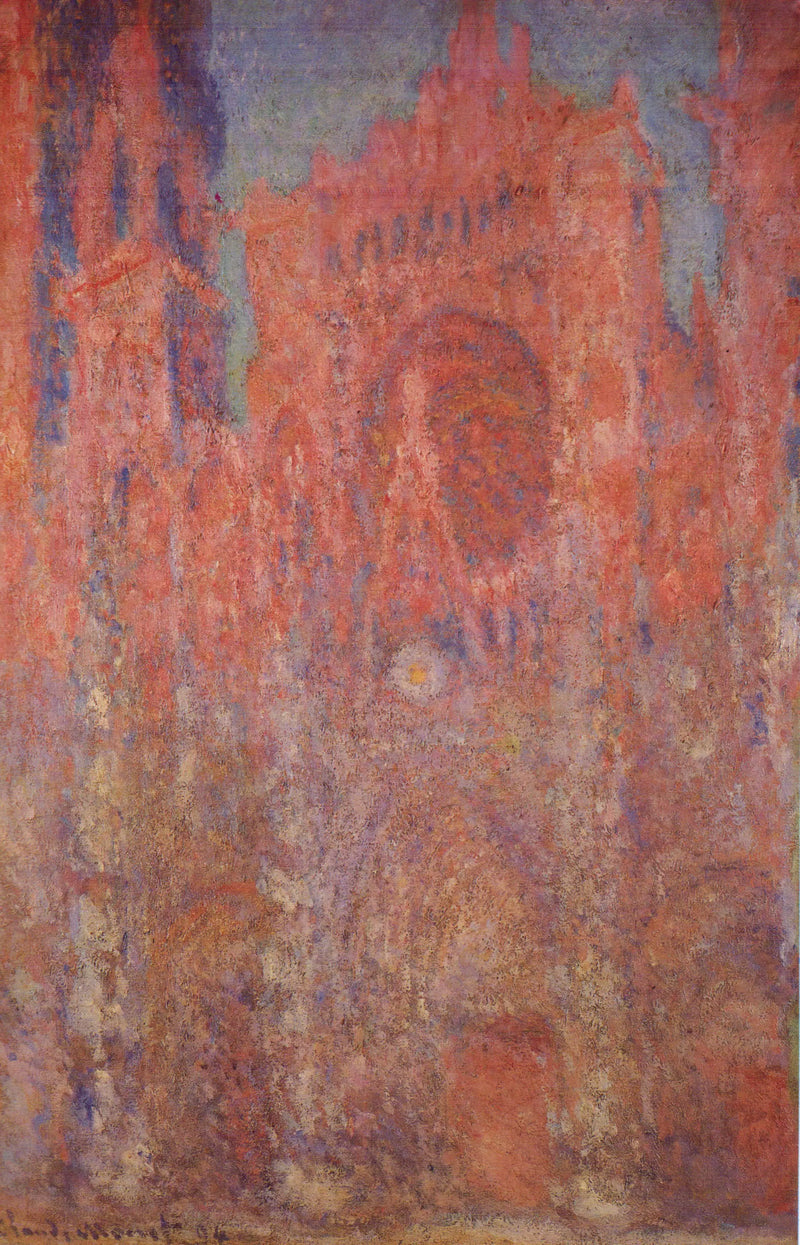 Katedrála v Rouenu, Portál - Claude Monet