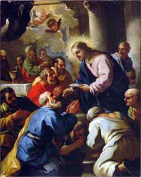 Poslední večeře - Luca Giordano