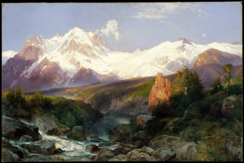 Řetěz Tetons - Thomas Moran