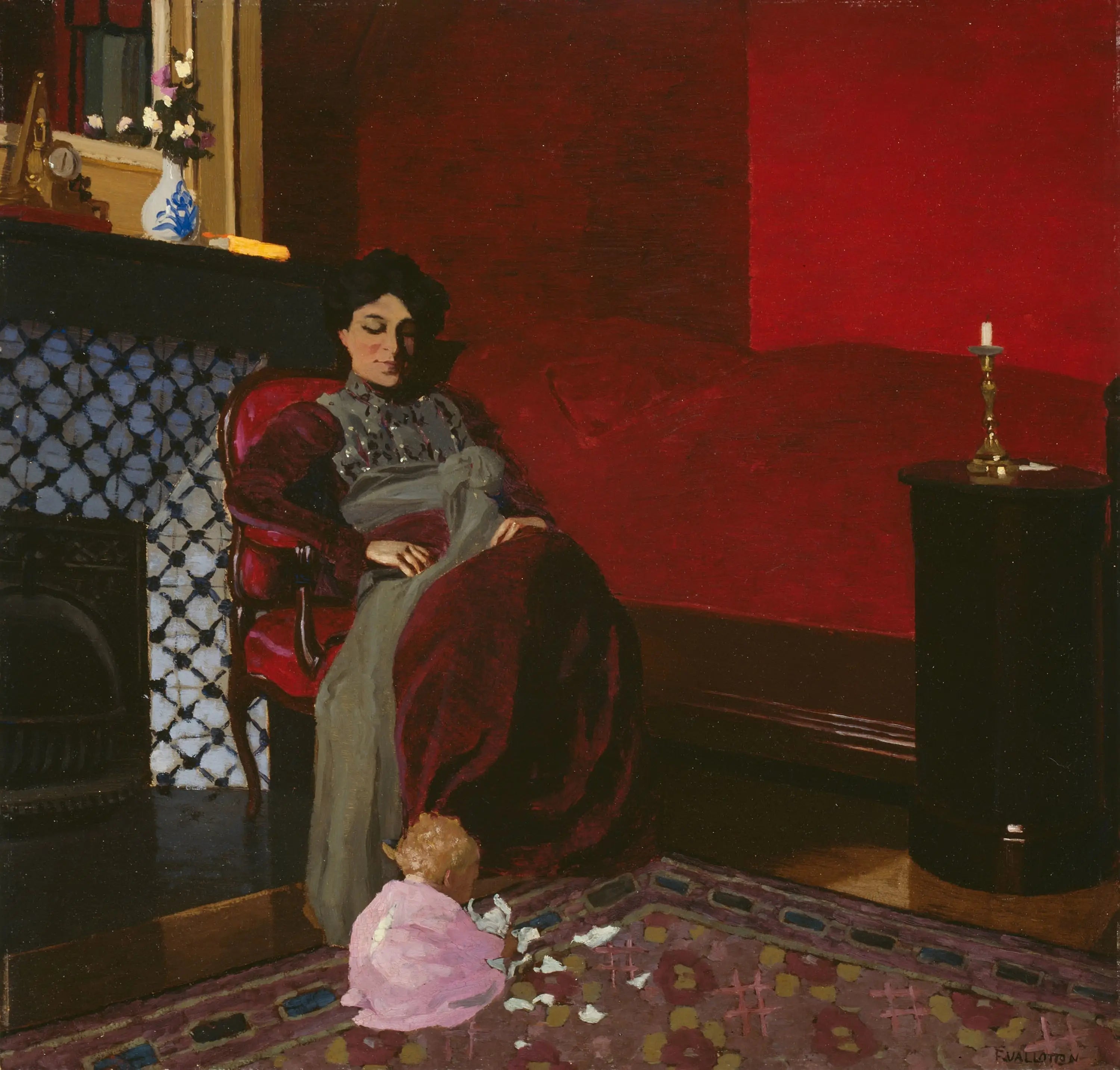 La Chambre rouge Étretat - Félix Vallotton - Alpha Reproduction