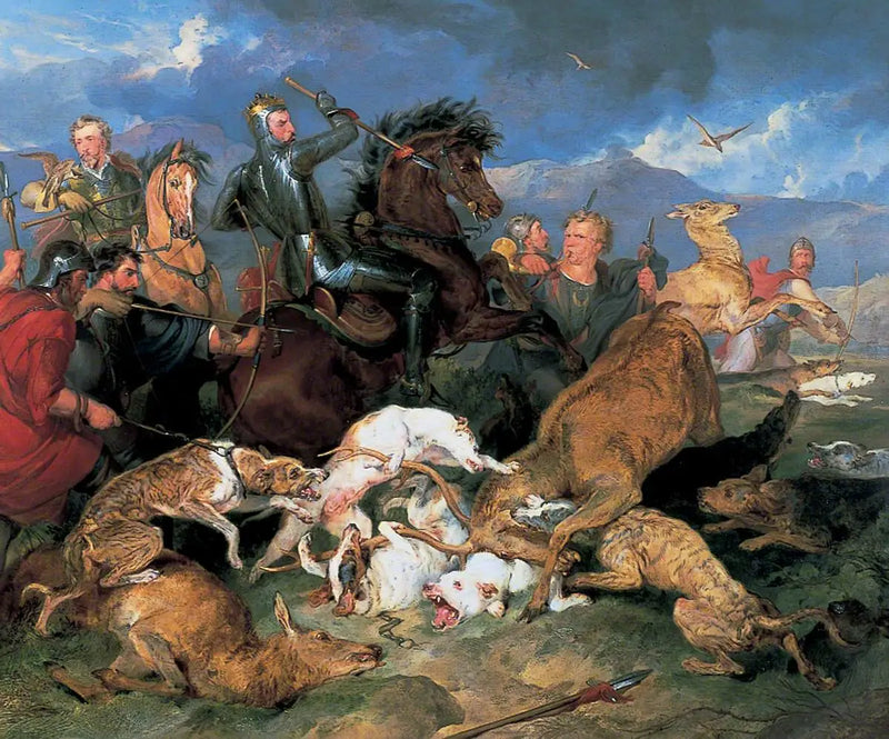 La chasse à Chevy Chase - Edwin Henry Landseer