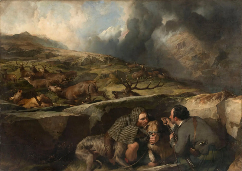 La chasse au cerf - Edwin Henry Landseer