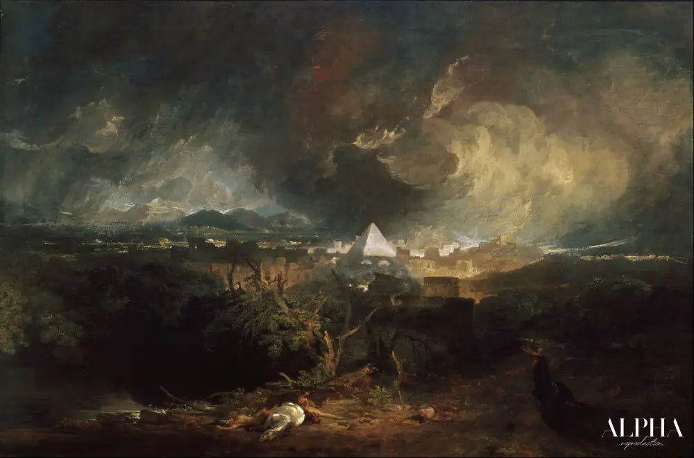 La Cinquième Plaie d'Égypte - William Turner - Reproductions de tableaux et peintures haut de gamme