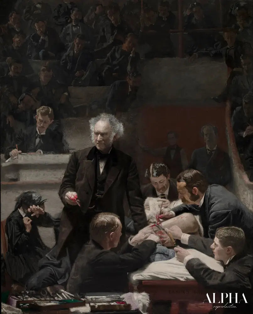 La Clinique du Dr Gross, 1875 - Thomas Eakins - Reproductions de tableaux et peintures haut de gamme