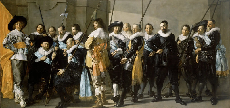 La Společnost kapitána Reiniera Réaela, nazývaná „La Maigre Compagnie“ - Frans Hals