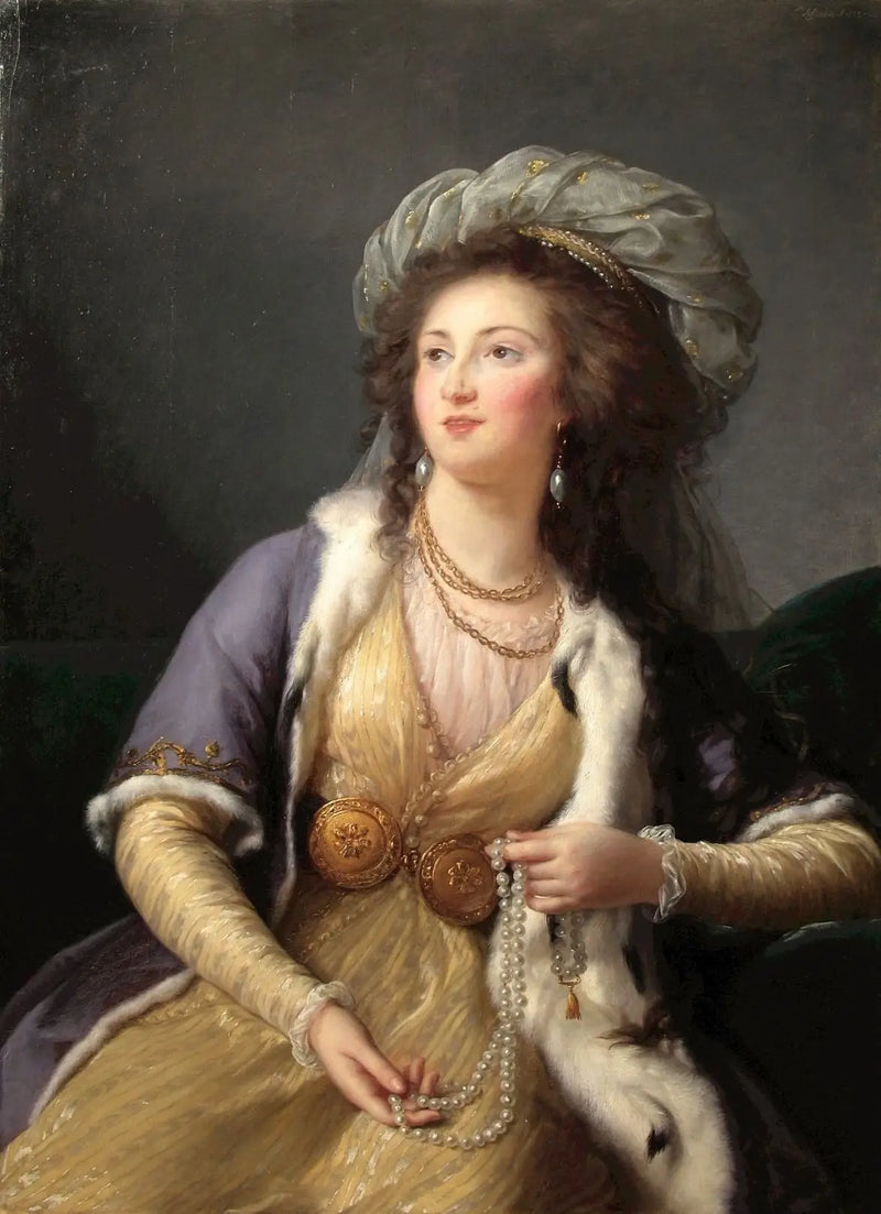 hraběnka z Clermont-Tonnerreen sultána - Élisabeth Vigée Le Brun