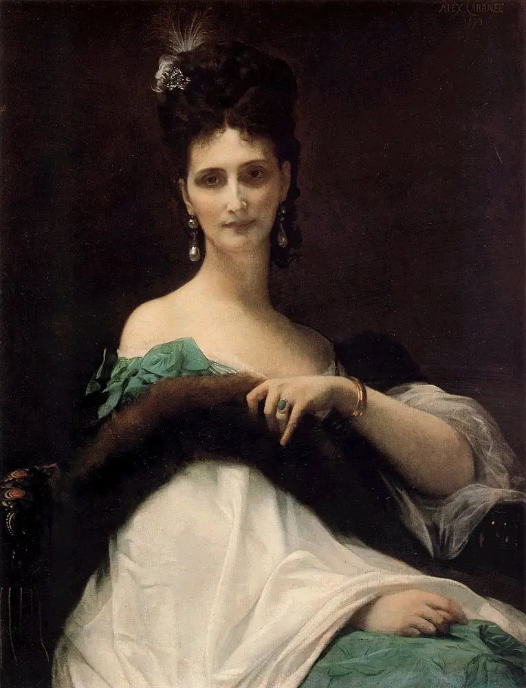 Hraběnka de Keller - Alexandre Cabanel