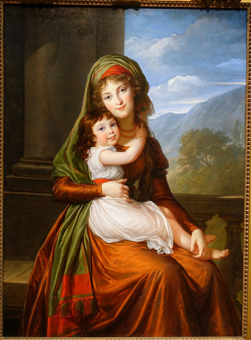 La hraběnka von Schoenfeld avec sa fille - Élisabeth Vigeé Le Brun