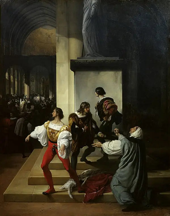 Spiknutí Lampugnaniů - Francesco Hayez