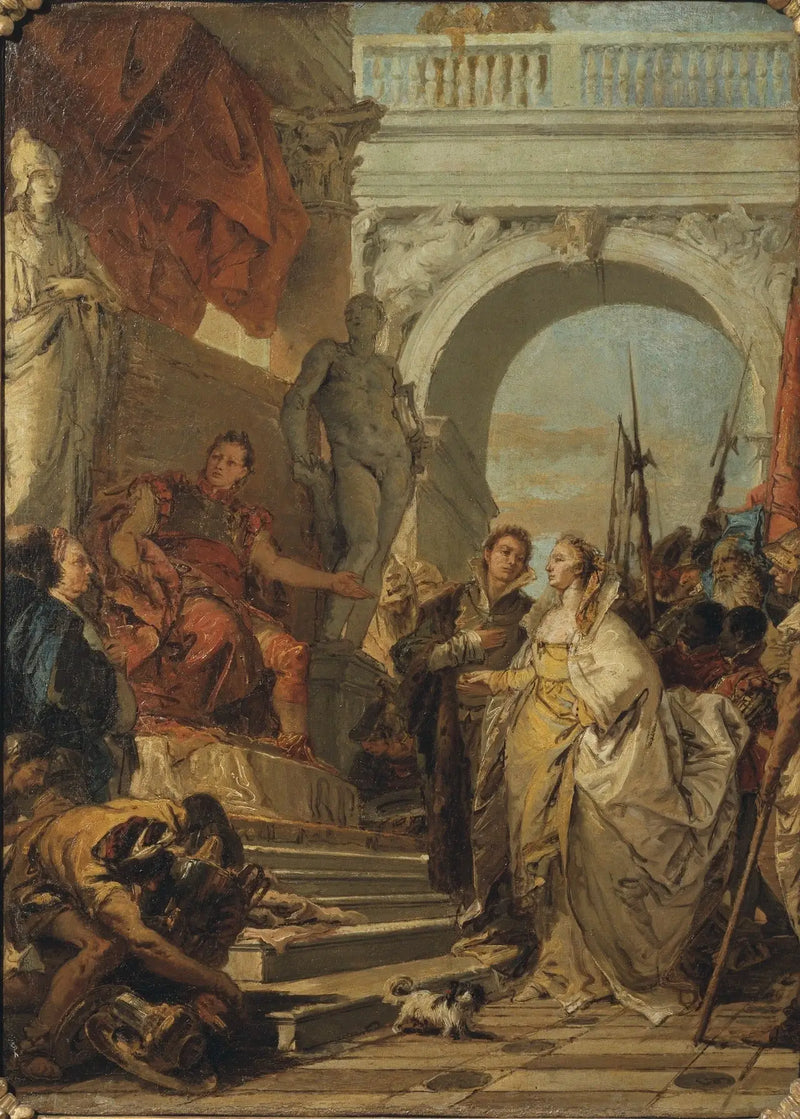 La continence de Scipion - Giovanni Battista Tiepolo