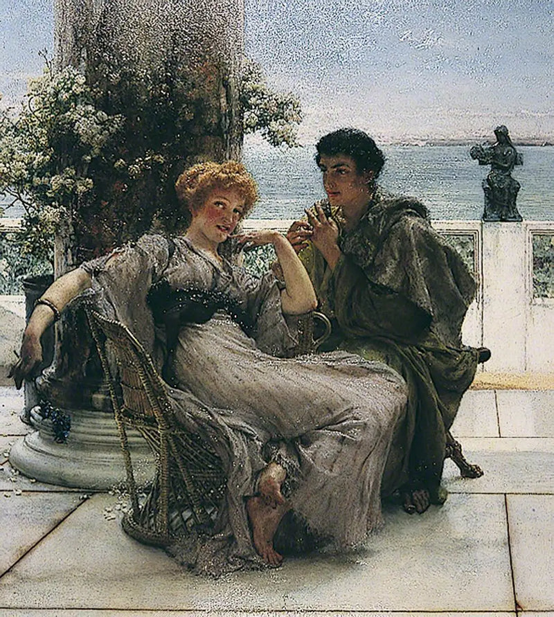 La cour (La proposition) - Lawrence Alma-Tadema