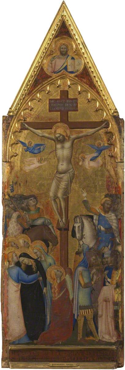 Ukřižování (polyptych, panel 3 z 5) - Bernardo Daddi
