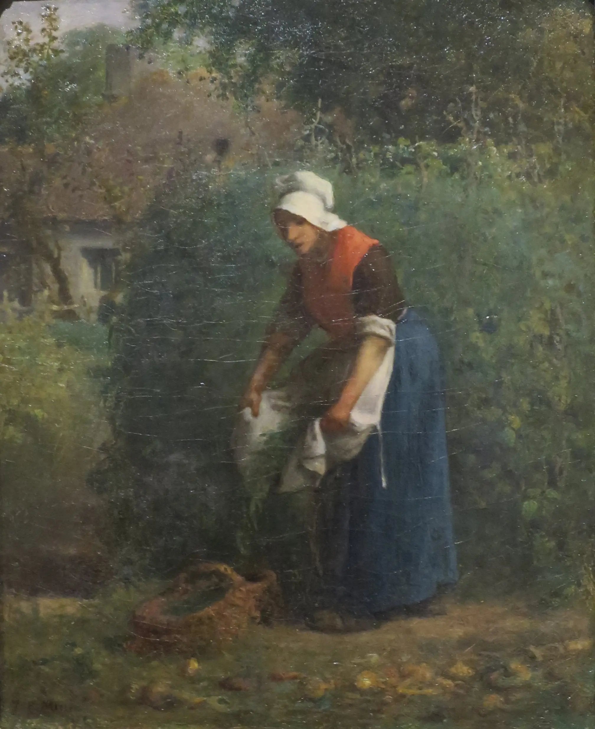 La Cueillette des haricots - Jean-François Millet - Alpha Reproduction