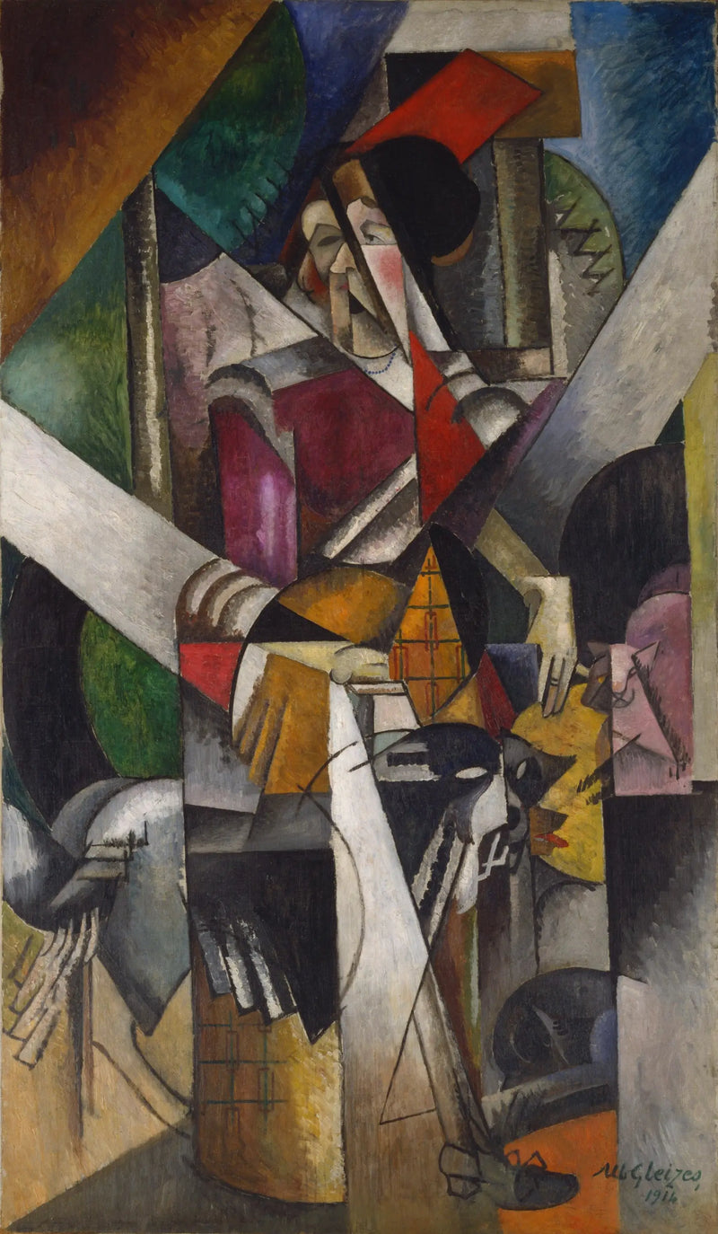 Dáma s zvířaty - Albert Gleizes
