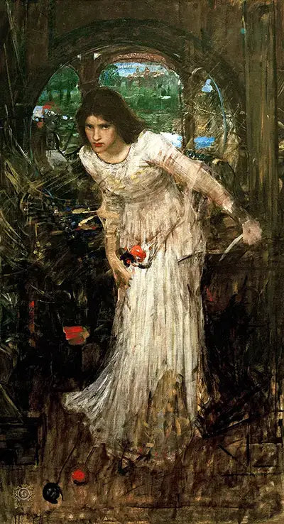 Dáma z Shalott - John William Waterhouse