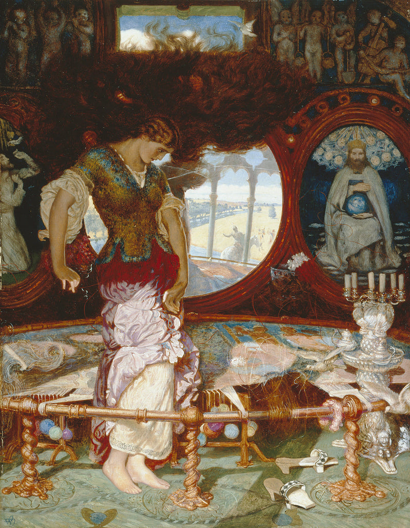 Dáma ze Shalott - William Holman Hunt