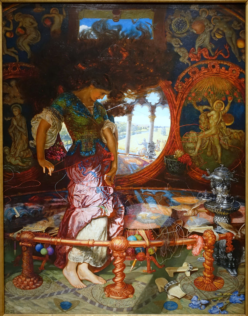 Dáma ze Shalott - William Holman Hunt